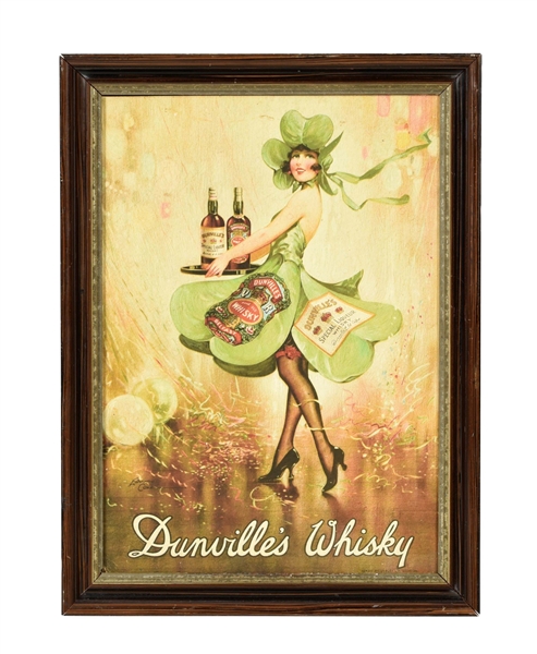 DUNVILLES WHISKEY ADVERTISEMENT. 