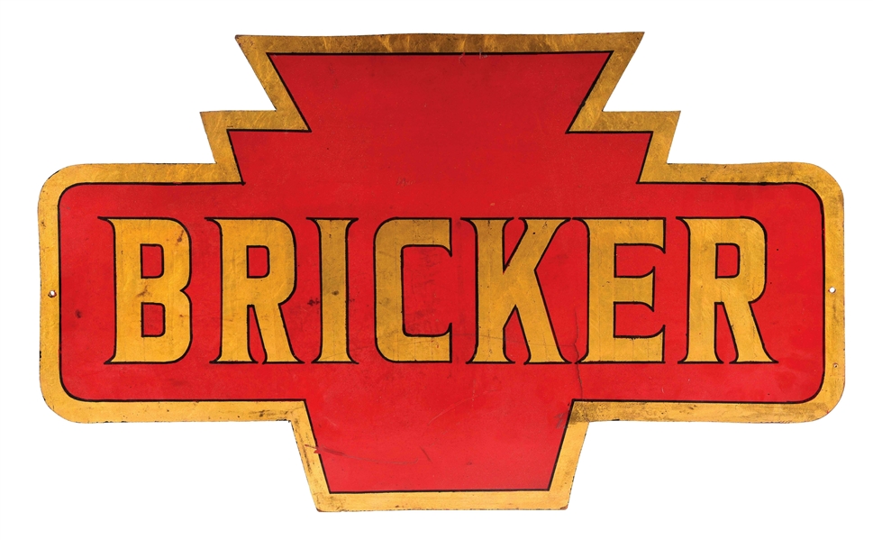 PRR "BRICKER" TOWER SIGN.