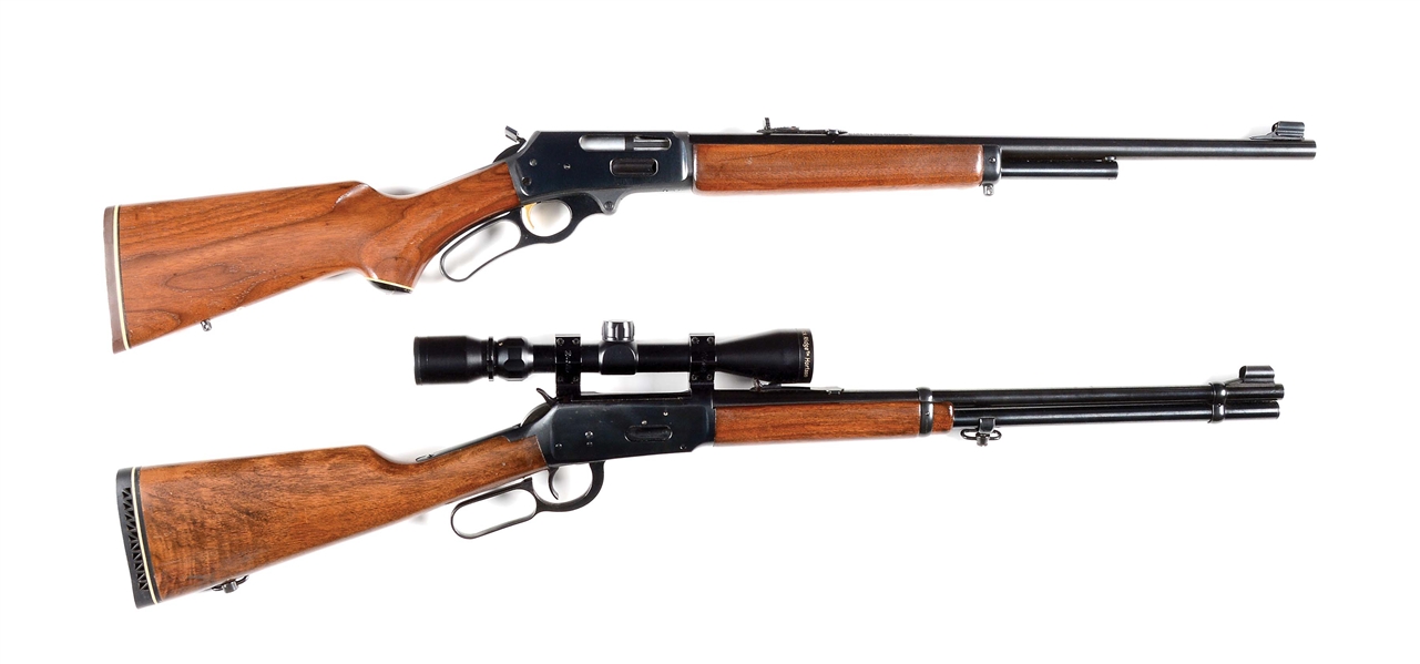 (M) LOT OF 2: MARLIN 444S AND WINCHESTER 94 LEVER ACTION RIFLE.