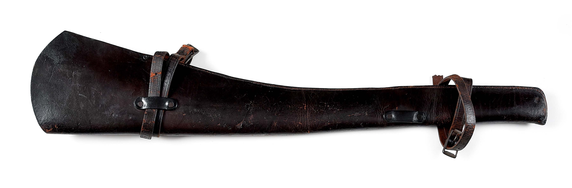 TEXAS MANUFACTURED RIFLE SCABBARD BY J. STROMBERG OF ABILENE, TEXAS.