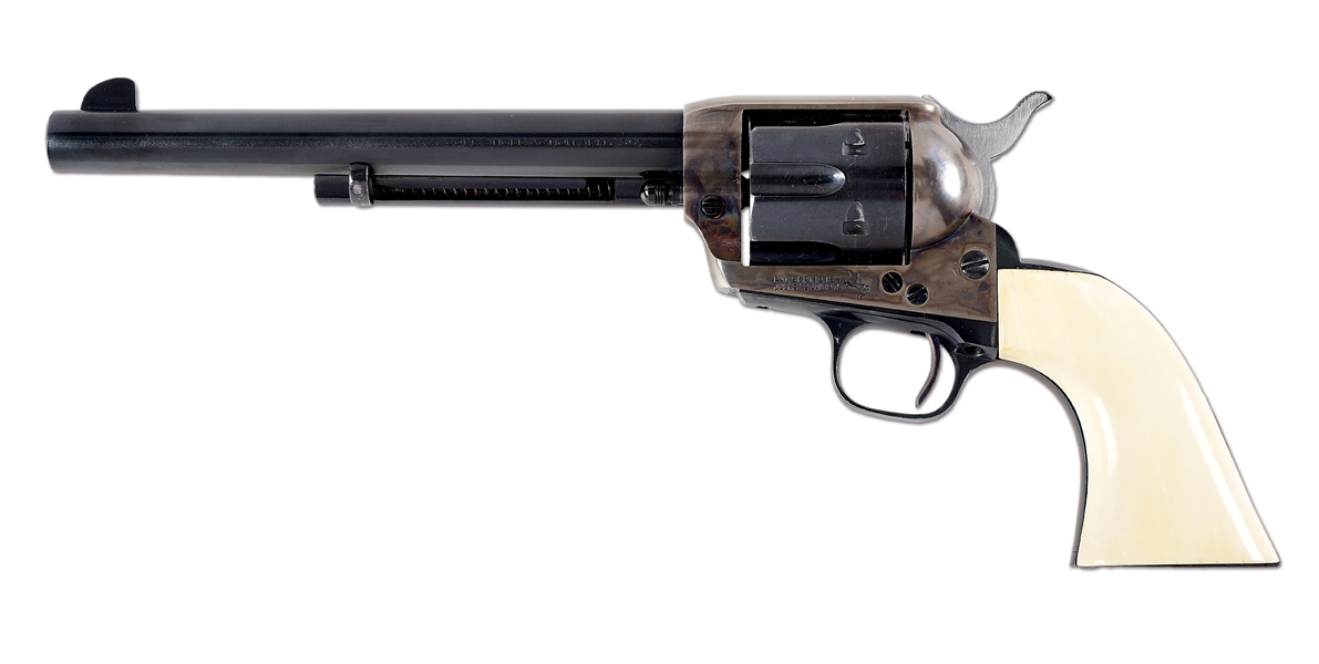 (C) HIGH CONDITION COLT SINGLE ACTION ARMY .357 MAGNUM REVOLVER (1939).
