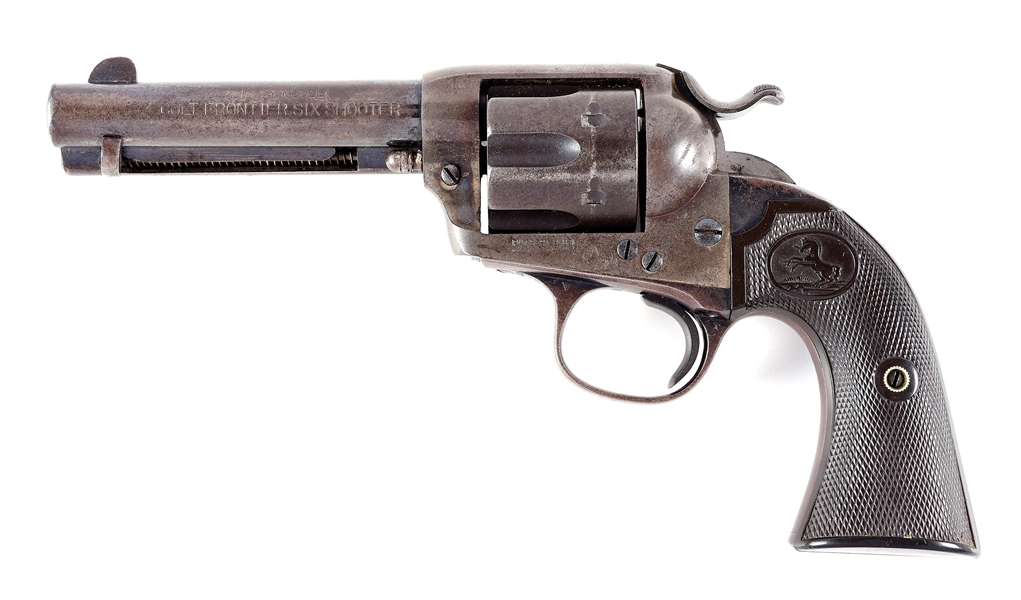 (C) COLT BISLEY FRONTIER SIX SHOOTER SINGLE ACTION REVOLVER (1906).