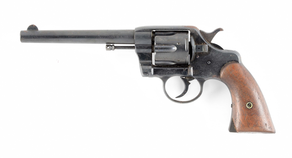 (C) COLT NEW ARMY AND NAVY .38 DOUBLE ACTION REVOLVER