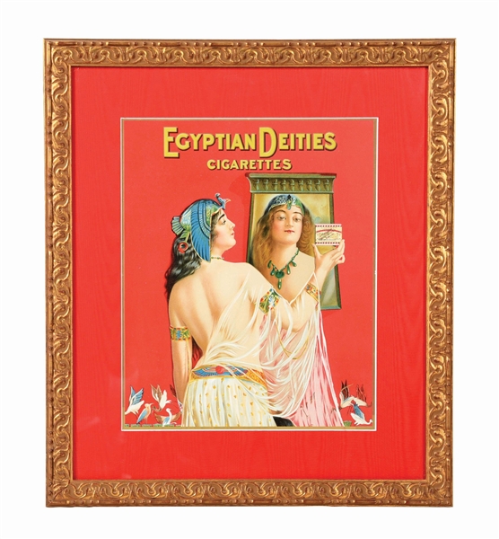 EGYPTIAN DEITIES CIGARETTE ADVERTISEMENT. 