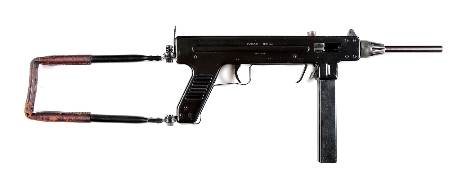 (N) EXTREMELY FINE DANISH MADSEN M-50 MACHINE GUN (CURIO AND RELIC).