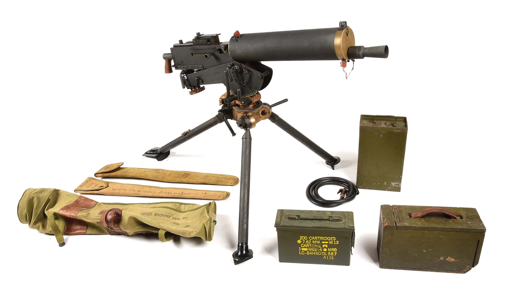 (N) OZARK MOUNTAIN ARSENAL MODEL 1917A1 MACHINE GUN WITH ACCESSORIES (FULLY TRANSFERABLE).