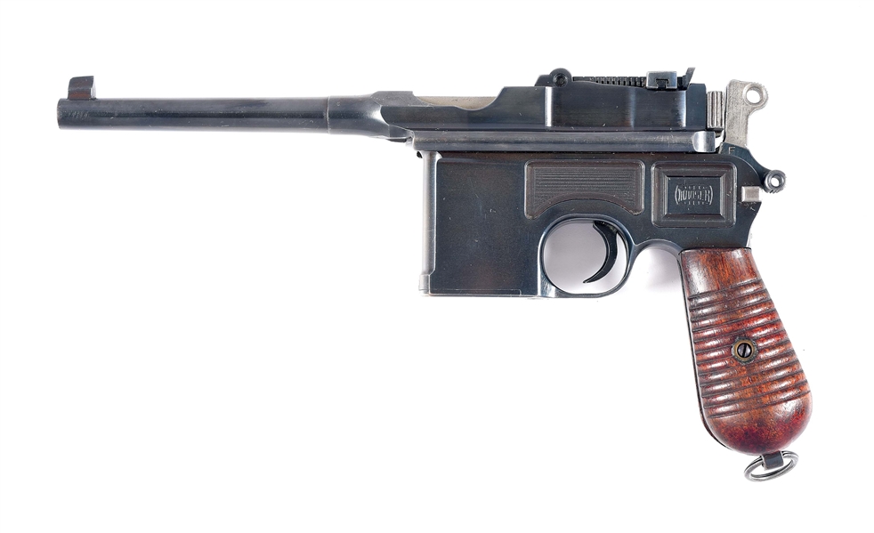 (C) HIGH CONDITION MAUSER C96 1930 COMMERCIAL SMALL RING SEMI-AUTOMATIC PISTOL.