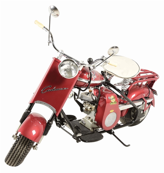 1956 CUSHMAN HUSKY MOTORCYCLE.