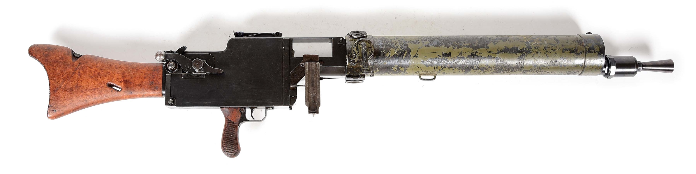 (N) PARTICULARY FINE ORIGINAL GERMAN WW1 MG 08/15 MAXIM MACHINE GUN (CURIO AND RELIC).
