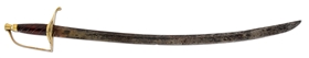 AMERICAN SHORT SABER ATTRIBUTED TO JEREMIAH SNOW.