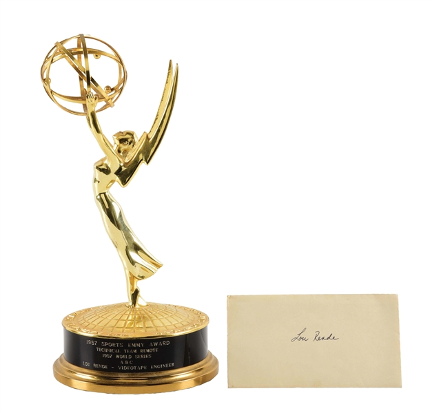 THE NATIONAL ACADEMY OF TELEVISION ARTS & SCIENCES SPORTS EMMY AWARD 1987 WORLD SERIES.