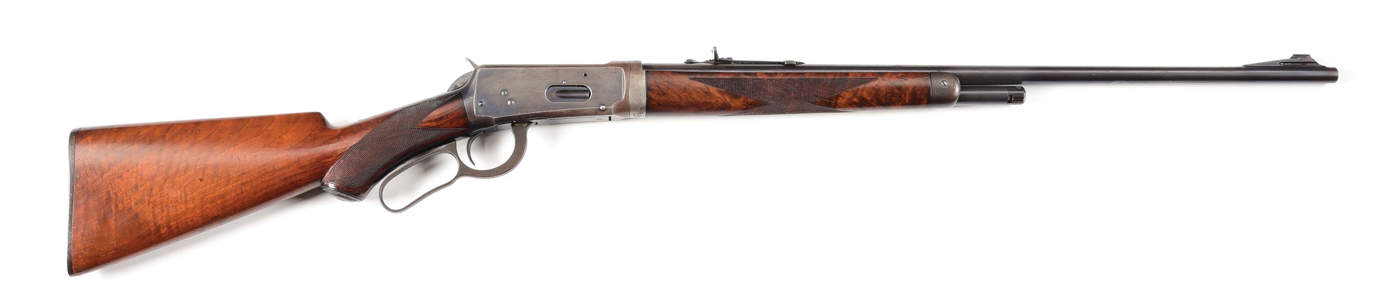 (C) WINCHESTER MODEL 1894 DELUXE TAKEDOWN LEVER ACTION RIFLE.
