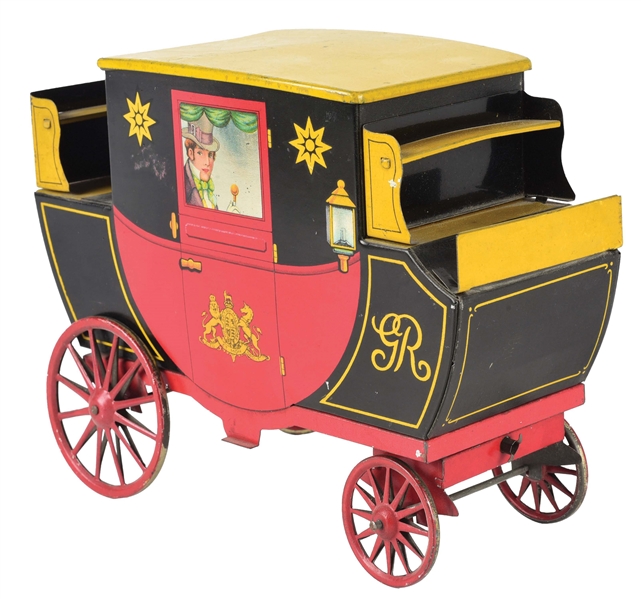 CRAWFORDS STAGE COACH BISCUIT TIN. 