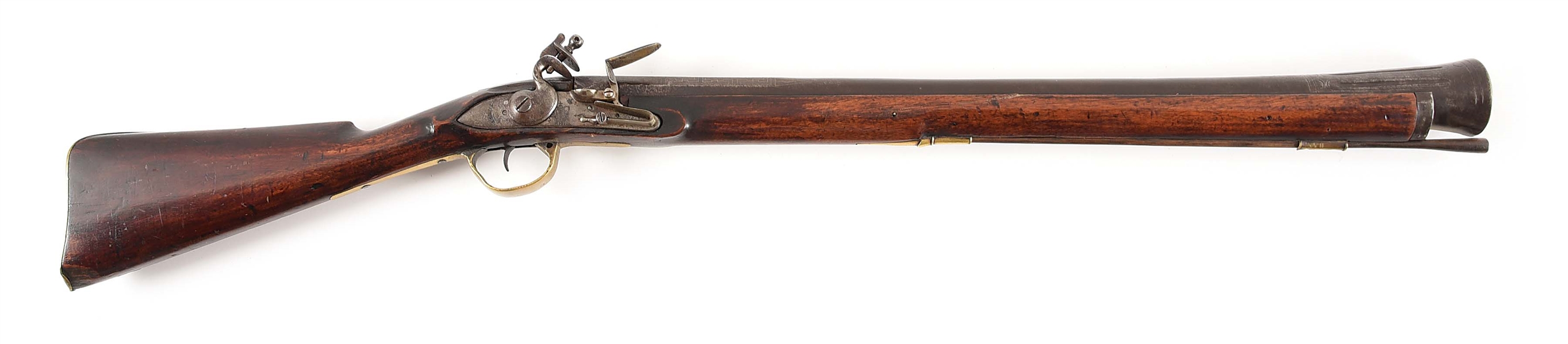 (A) A VERY LONG OTTOMAN BLUNDERBUSS IN THE BRITISH STYLE.