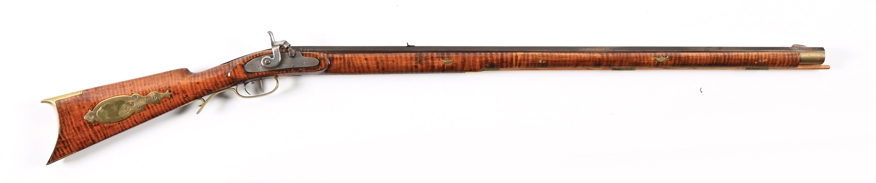 (A) J.G. WERNER PERCUSSION KENTUCKY RIFLE.