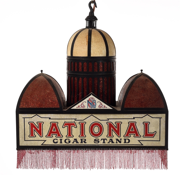REPRODUCTION NATIONAL CIGAR STAND LIGHT.