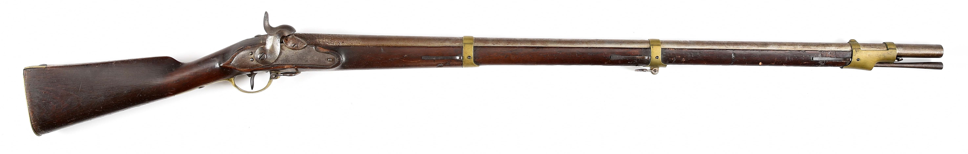 (A) POTSDAM PERCUSSION SMOOTHBORE MUSKET.