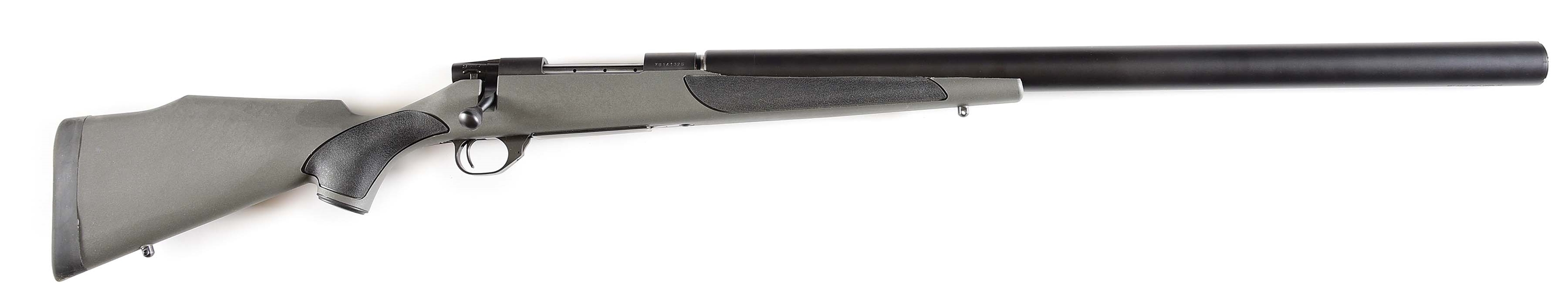 (N) WEATHERBY VANGUARD .257 WEATHERBY MAGNUM BOLT ACTION RIFLE WITH INTEGRAL SRT ARMS SILENCER (SILENCER).