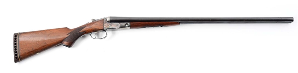 (C) PARKER BROS. VH GRADE SIDE BY SIDE SHOTGUN WITH SINGLE SELECTIVE TRIGGER AND CASE.