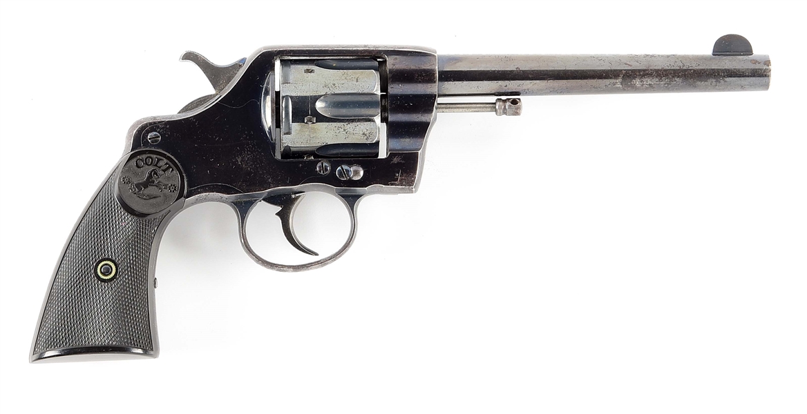 (C) COLT NEW ARMY NAVY DOUBLE ACTION REVOLVER (1901).