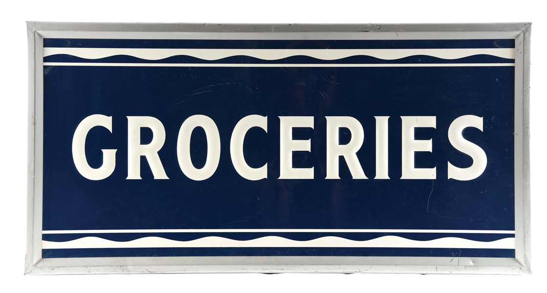 GROCERIES SIGN.