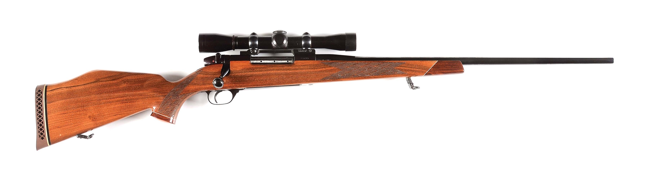 (M) WEATHERBY MARK V BOLT ACTION RIFLE IN .300 WEATHERBY MAGNUM.