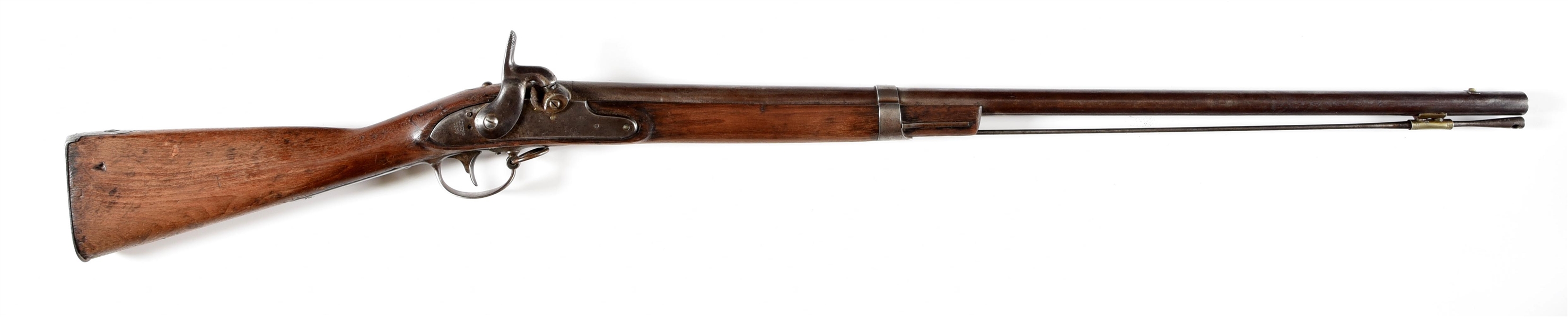 (A) SPRINGFIELD M1816 CONVERTED TO PERCUSSION. 