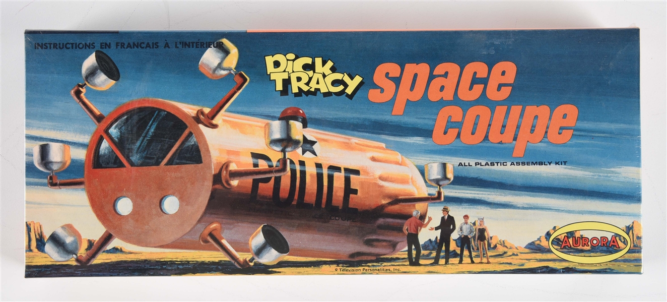 AURORA DICK TRACY SPACE COUPE MODEL KIT.