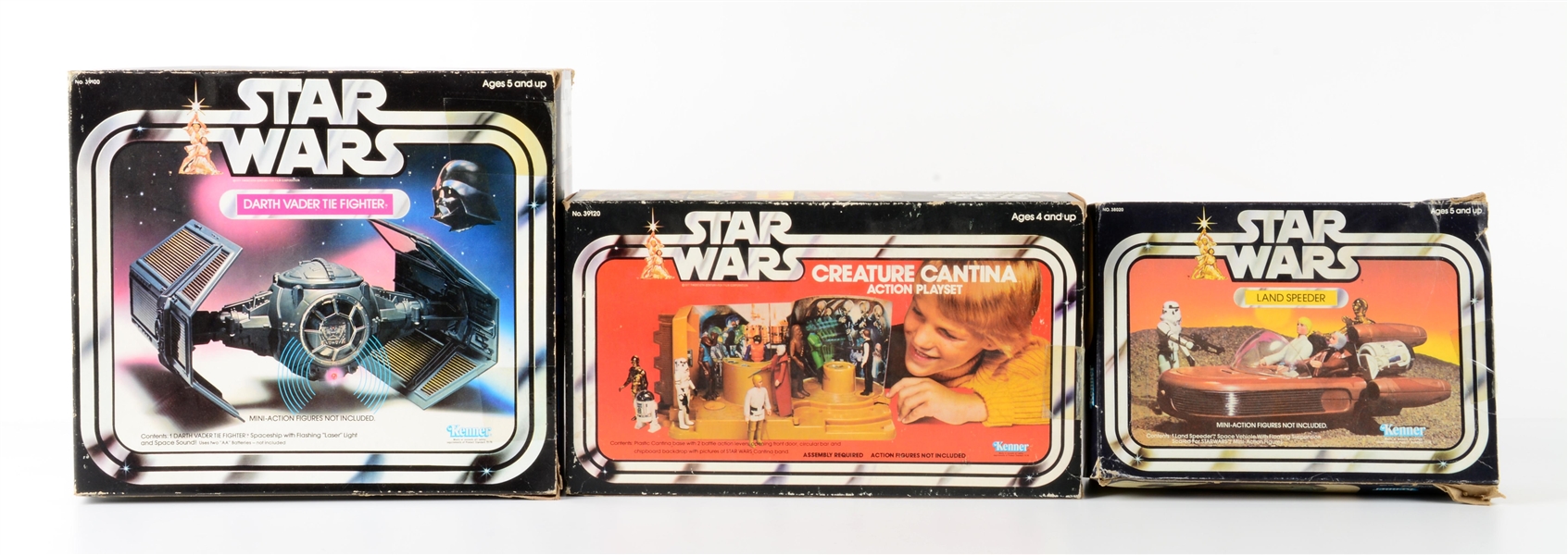LOT OF 3: KENNER STAR WARS "A NEW HOPE" ITEMS.