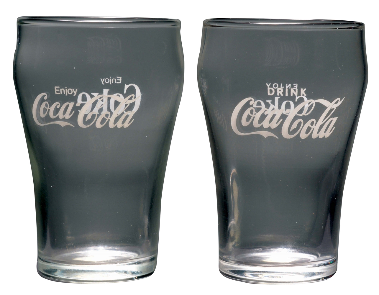 LOT OF 2: COCA-COLA ACL GLASSES.