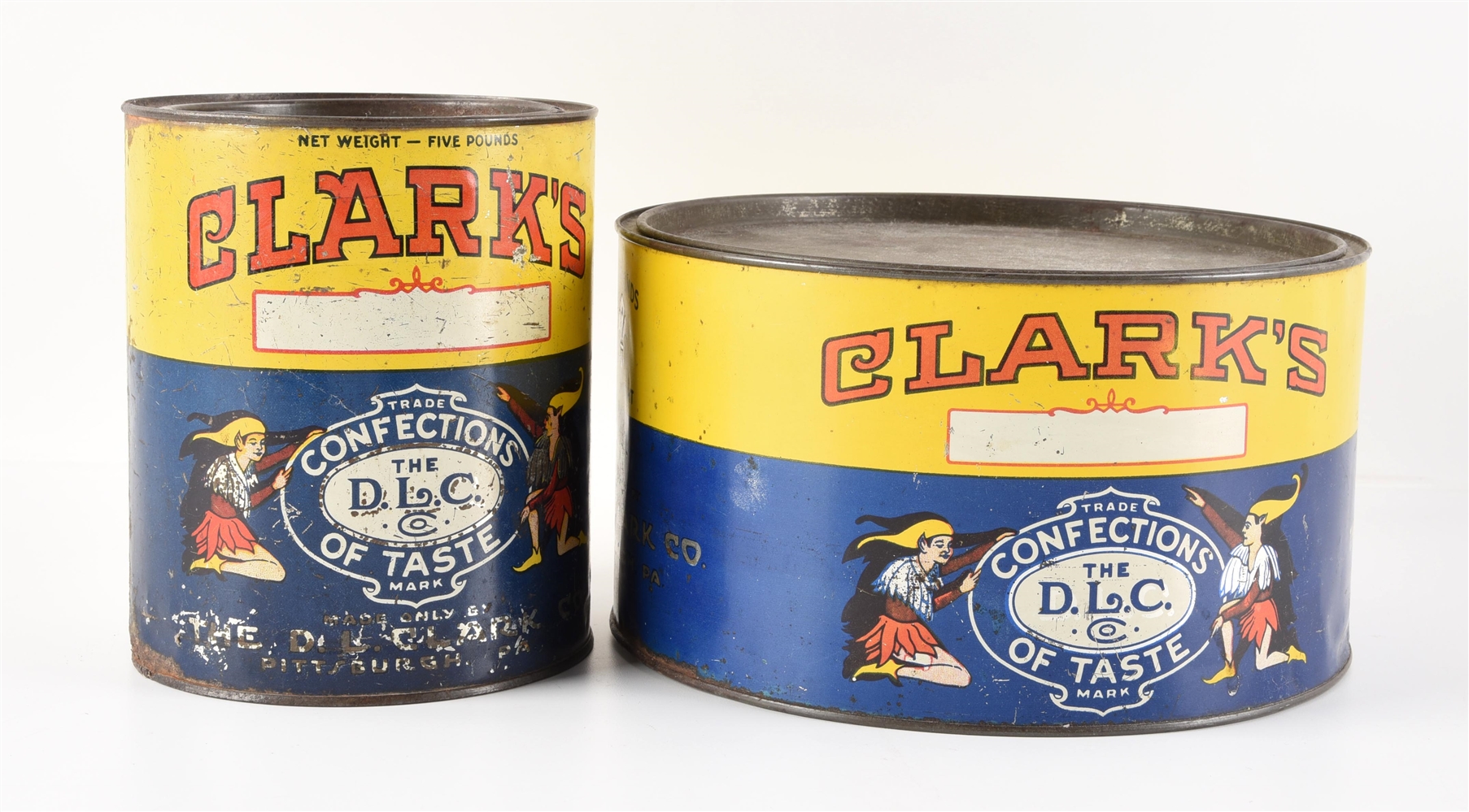 LOT OF 2: CLARKS CANS.