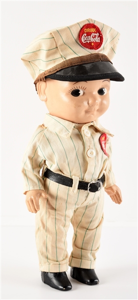 BUDDY LEE COCA-COLA DELIVERY TRUCK DRIVER DOLL.