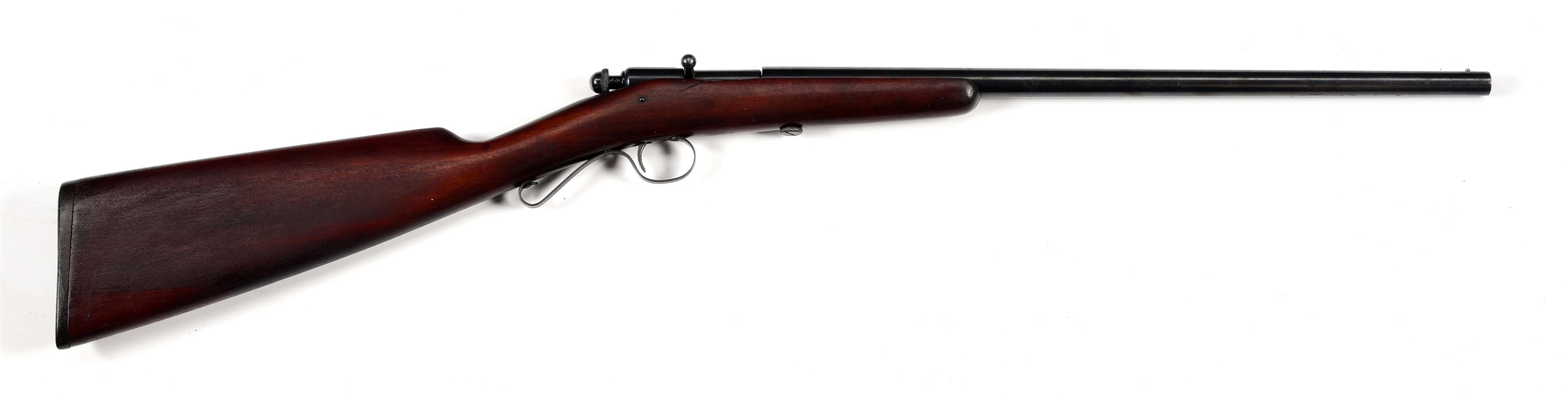(C) WINCHESTER MODEL 36 "GARDEN GUN" 9MM BOLT ACTION SHOTGUN WITH VINTAGE AMMUNITION.
