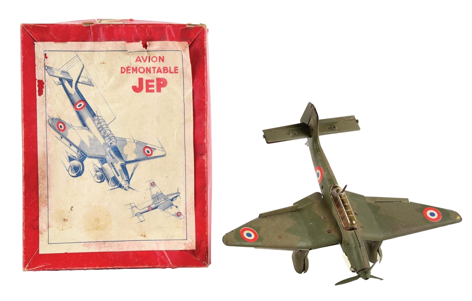 FRENCH PRE-WAR JEP BOMBER AIRPLANE IN ORIGINAL BOX.