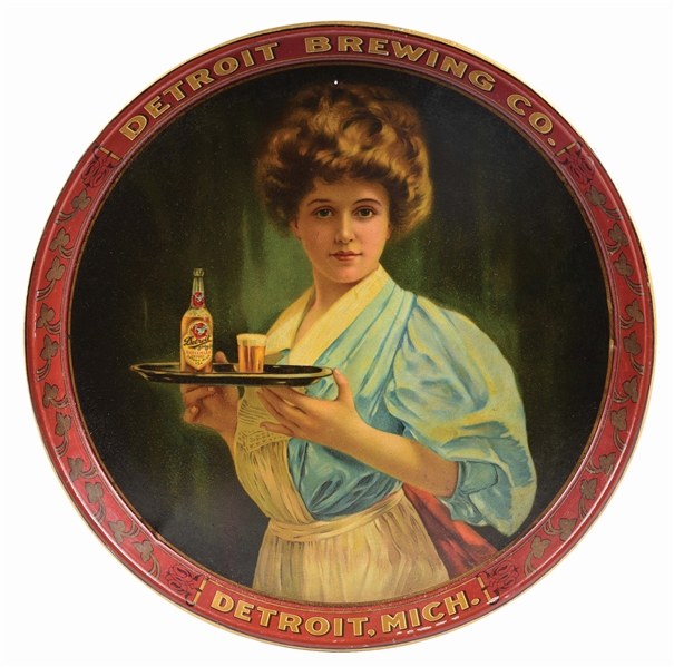 DETROIT BREWING CO. SERVING TRAY.