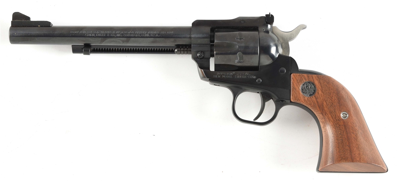 (M) RUGER NEW MODEL SINGLE SIX CONVERTIBLE REVOLVER.