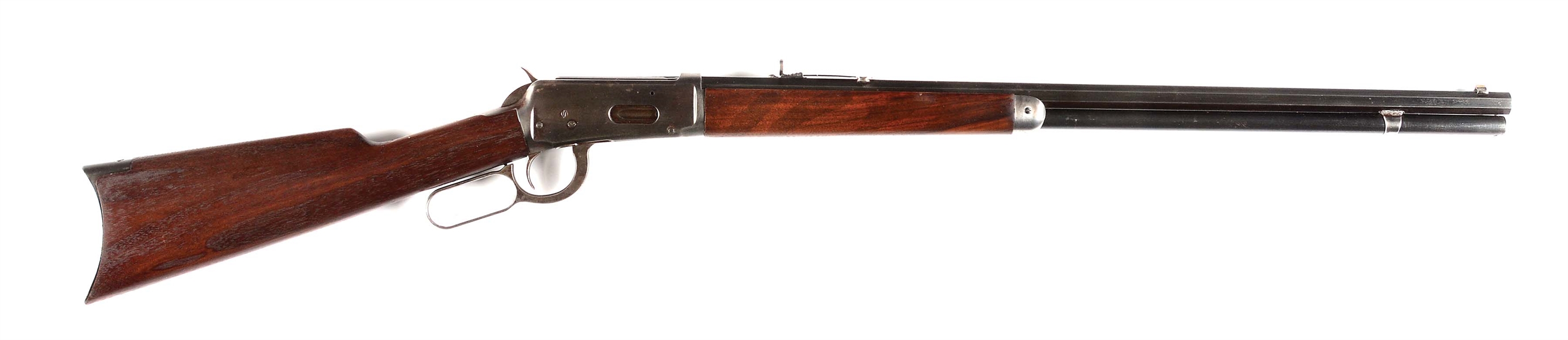 (A) SCARCE BROWNING BROTHERS MARKED WINCHESTER MODEL 1894 LEVER ACTION RIFLE.