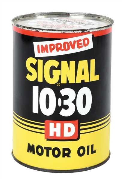 SIGNAL "IMPROVED" HD MOTOR OIL ONE QUART CAN.