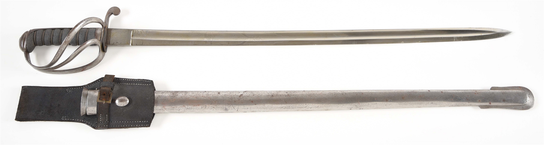 BRITISH PATTERN 1821 ARTILLERY SHORT SWORD UNIT MARKED TO THE SUSSEX VOLUNTEER 1ST ARTILLERY.