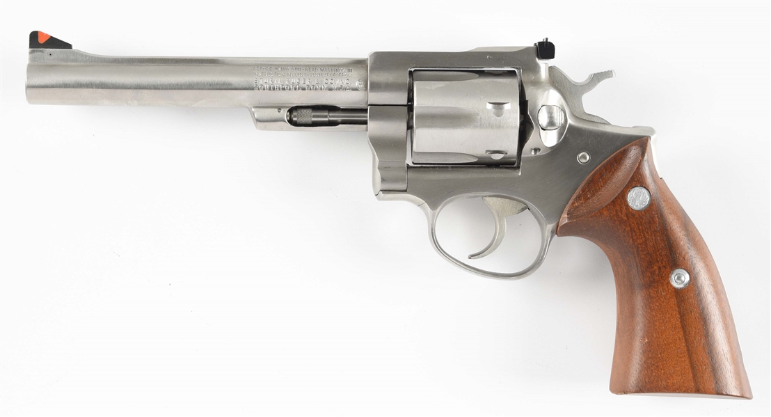 (M) SUNNYVALE DEPARTMENT OF PUBLIC SAFETY MARKED RUGER SECURITY-SIX DOUBLE ACTION REVOLVER.