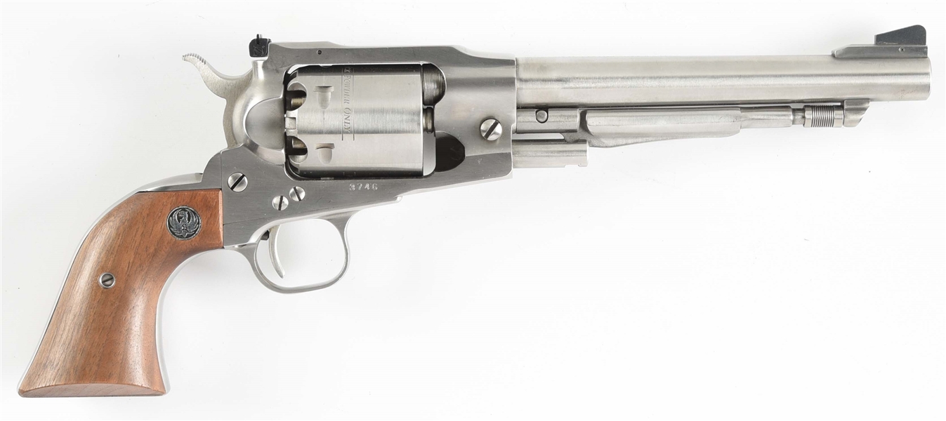 (A) RUGER OLD ARMY PERCUSSION REVOLVER.