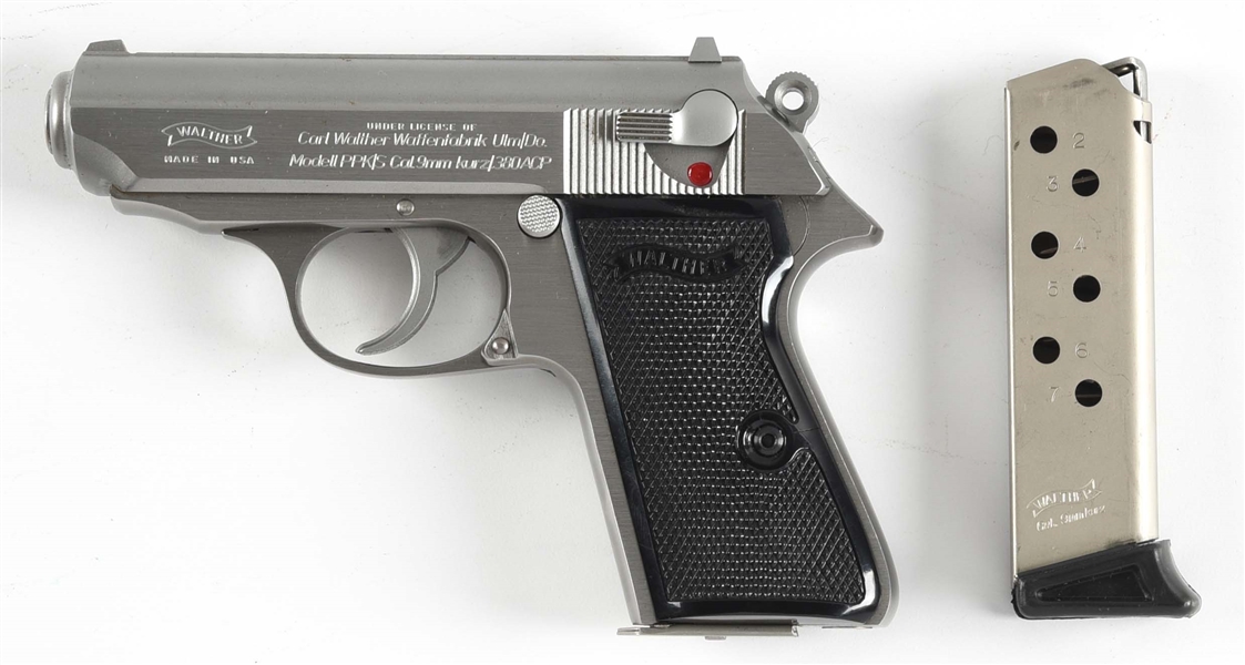 (M) WALTHER PPK/S SEMI-AUTOMATIC PISTOL.