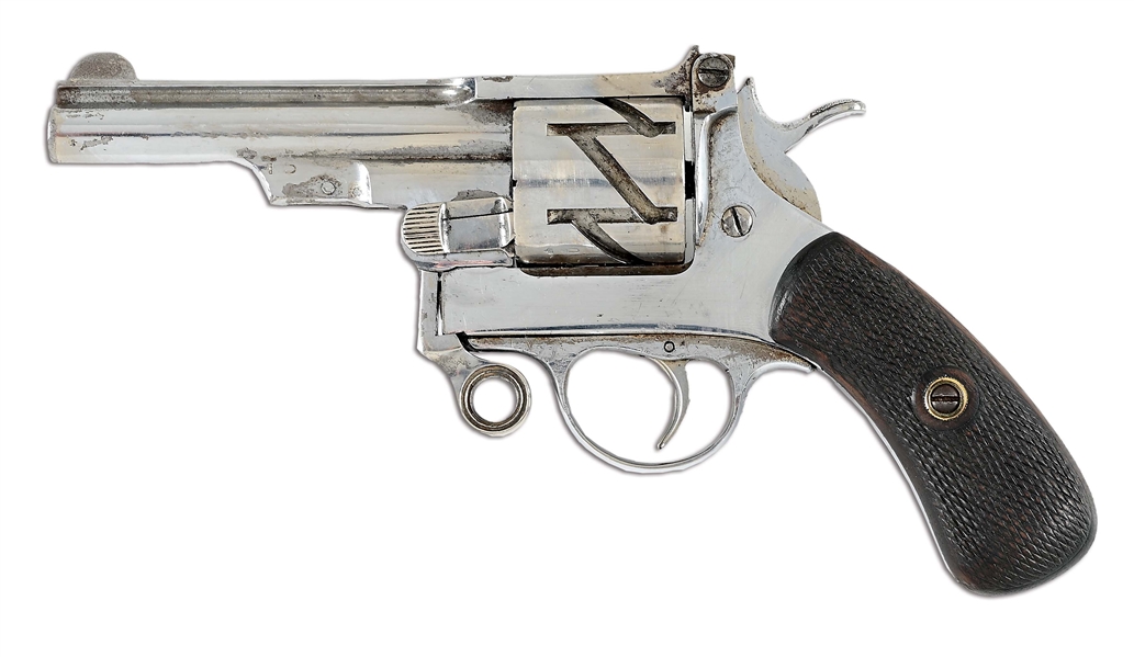 (A) SCARCE & DESIRABLE EARLY PRODUCTION MAUSER 1878 ZIG-ZAG REVOLVER.