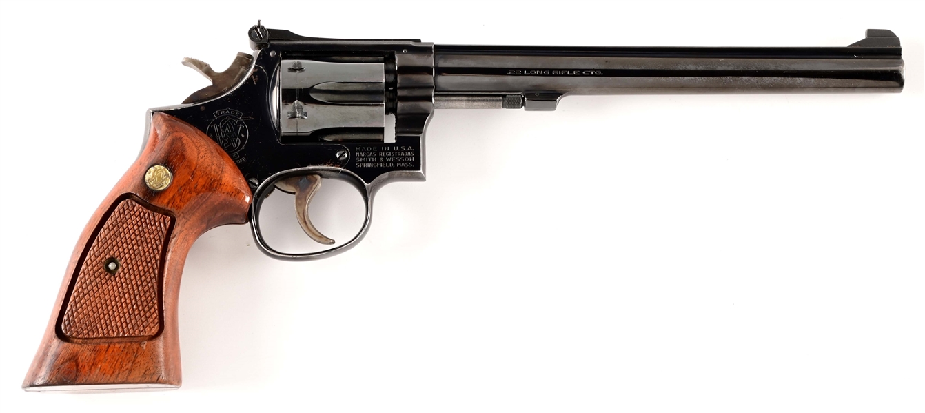 (M) SMITH & WESSON MODEL 17-4 DOUBLE ACTION REVOLVER. 