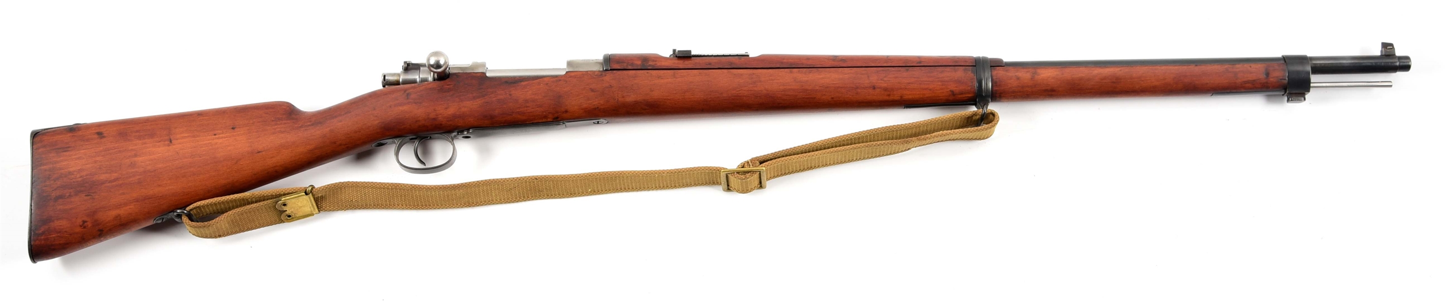 (C) MEXICAN CONTRACT 1910 MAUSER BOLT ACTION RIFLE.