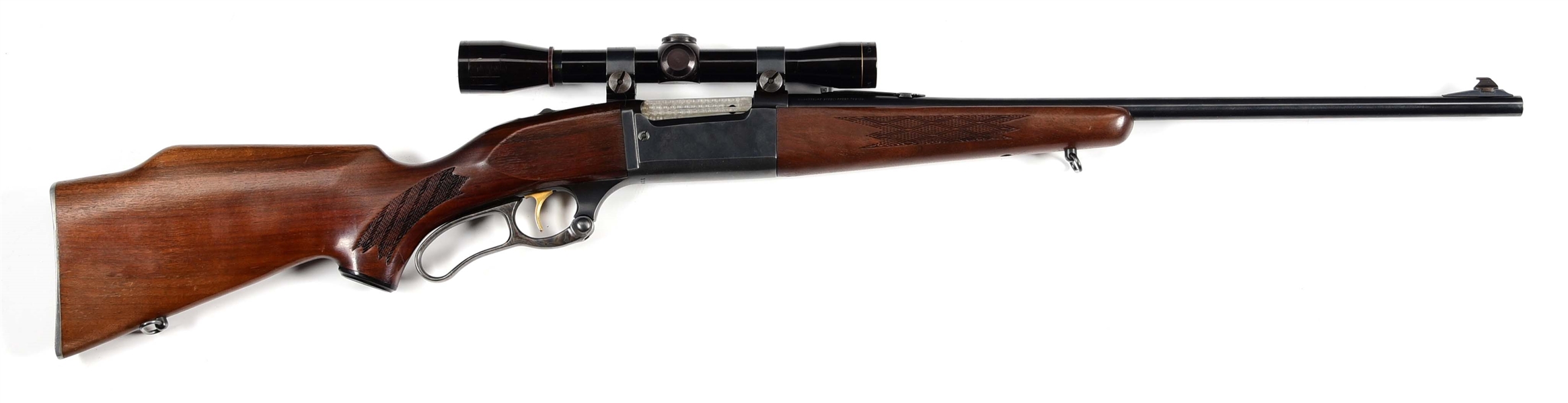 (C) SAVAGE MODEL 99M .284 WINCHESTER LEVER ACTION RIFLE.