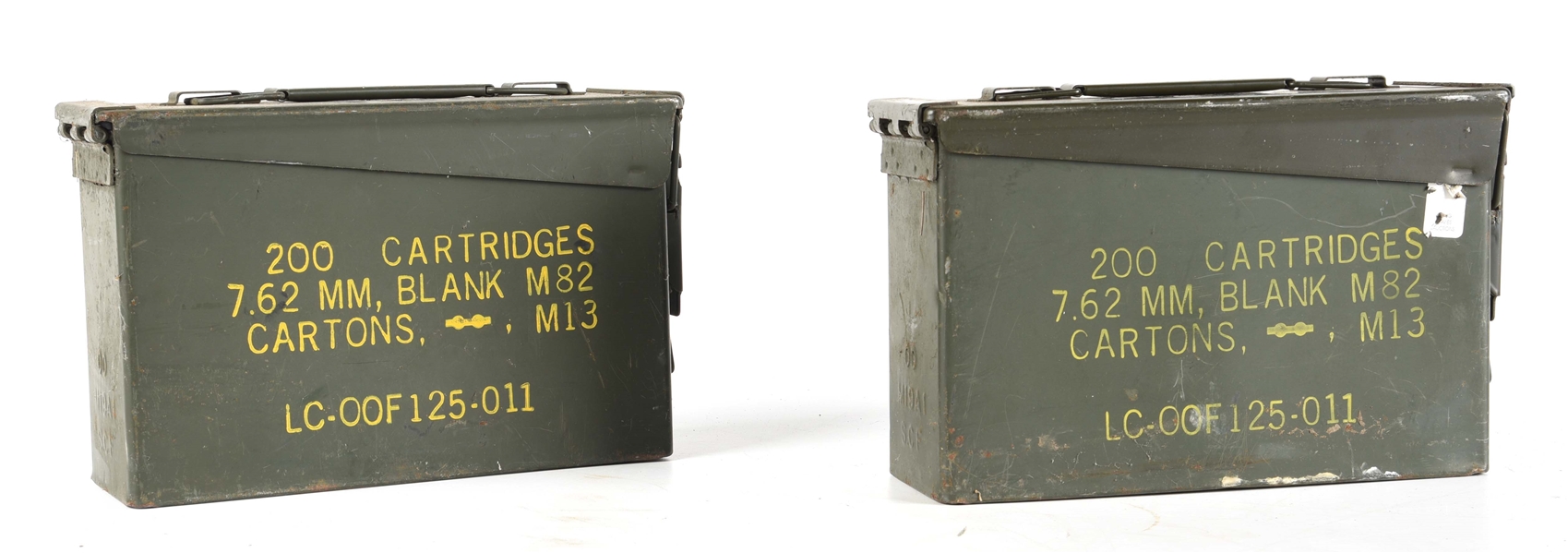 2 AMMO BOXES OF .308 BLANKS.