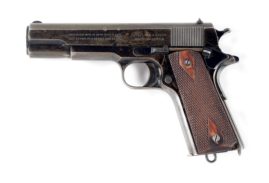 (C) RUSSIAN CONTRACT COLT 1911 SEMI-AUTOMATIC PISTOL WITH SWEDISH HOLSTER.