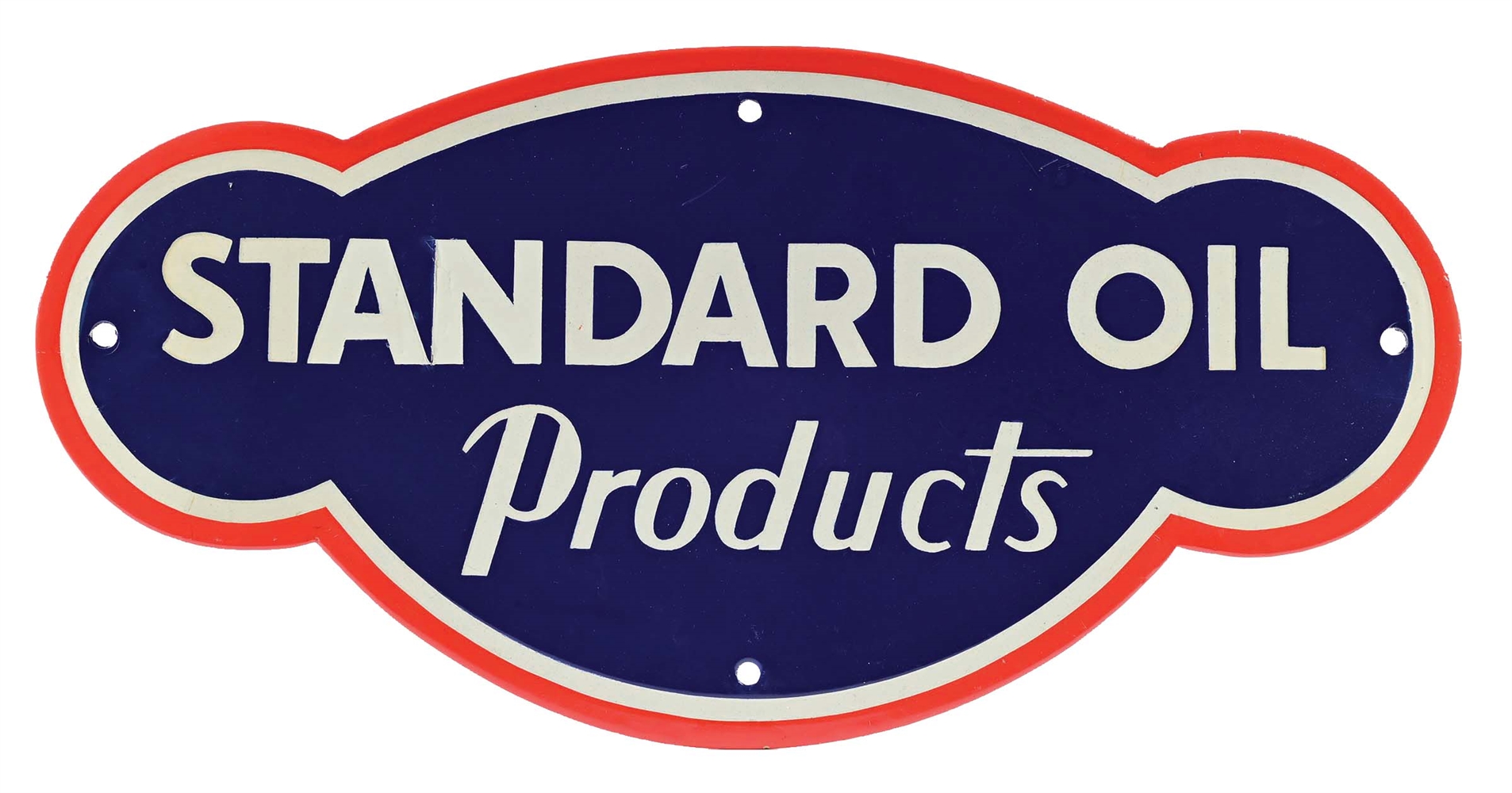 STANDARD OIL PRODUCTS PORCELAIN "CLOUD"  SIGN.