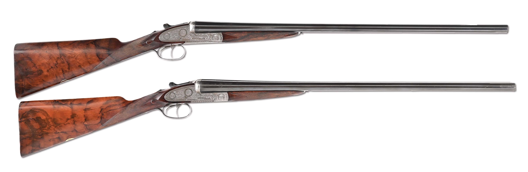 (M) CASED PAIR OF A.A. BROWN & SONS 12 BORE SUPREME LIGHTWEIGHT GAME GUNS.